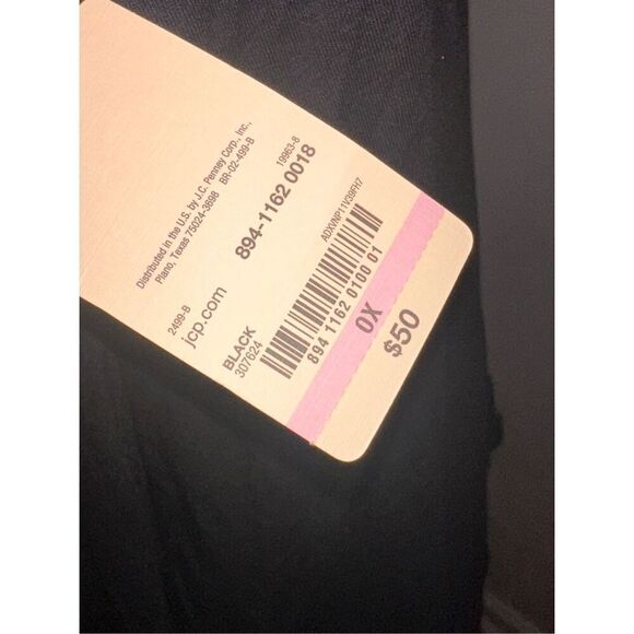 New With Tags Black simple yet elegant Beautiful ST. JOHN’S BAY Black Sheath Tie - Picture 6 of 7